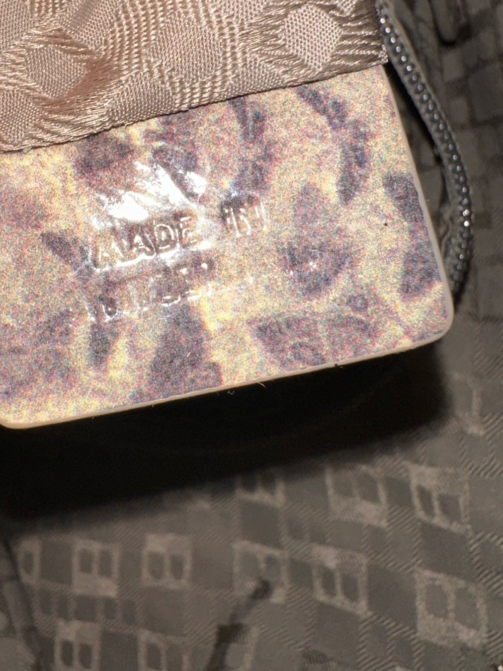 Bally Joletta A/85 Butterfly Print Leather Bag Made in Switzerland + Strap - Picture 10 of 13
